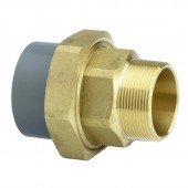 ABS MALE BRASS COMPOSITE UNION 1/2"